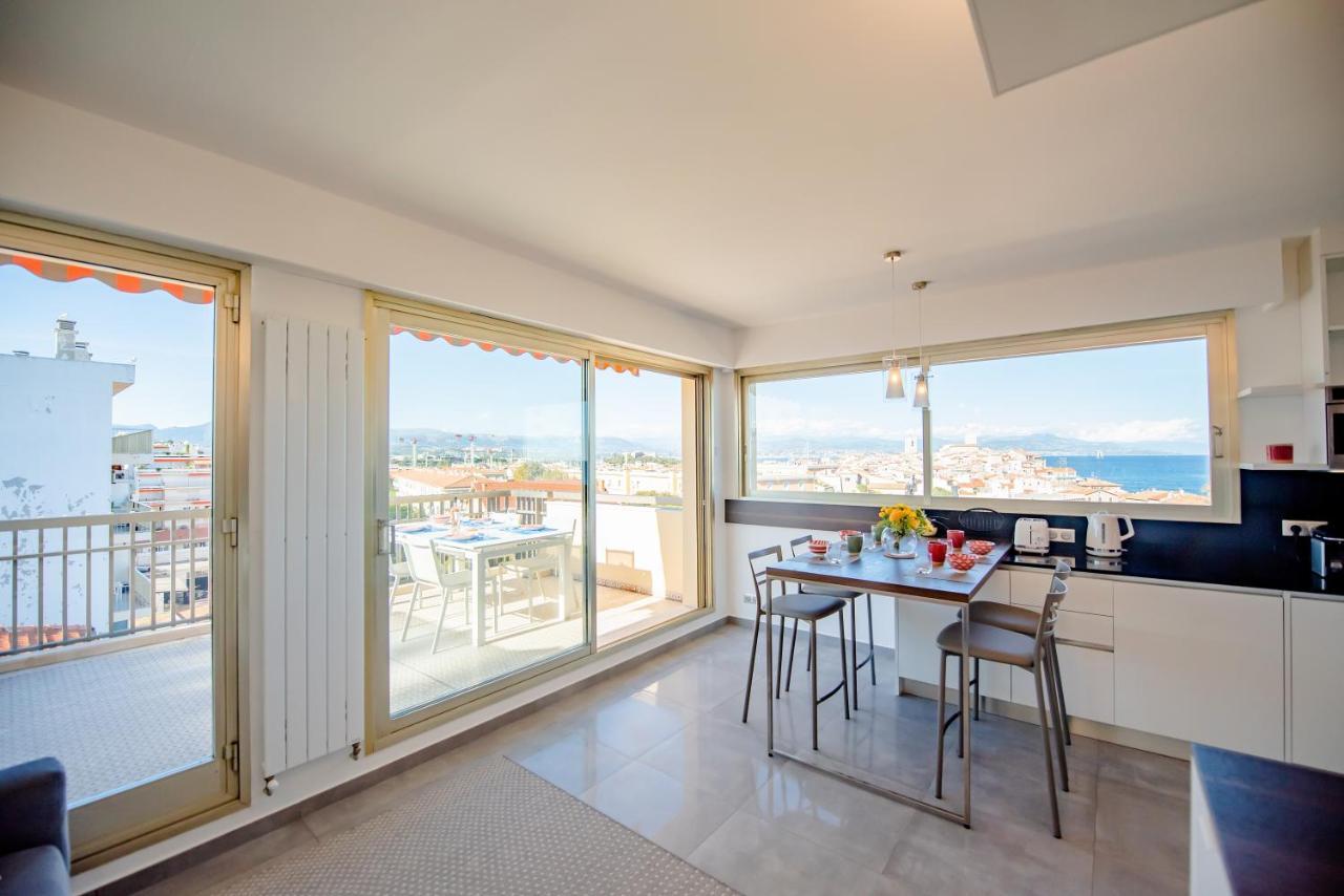 Apartamento High Standing With Incredible Old Antibes And Sea Views Exterior foto