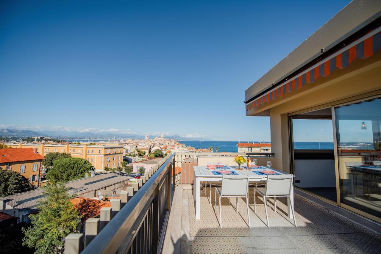 Apartamento High Standing With Incredible Old Antibes And Sea Views Exterior foto