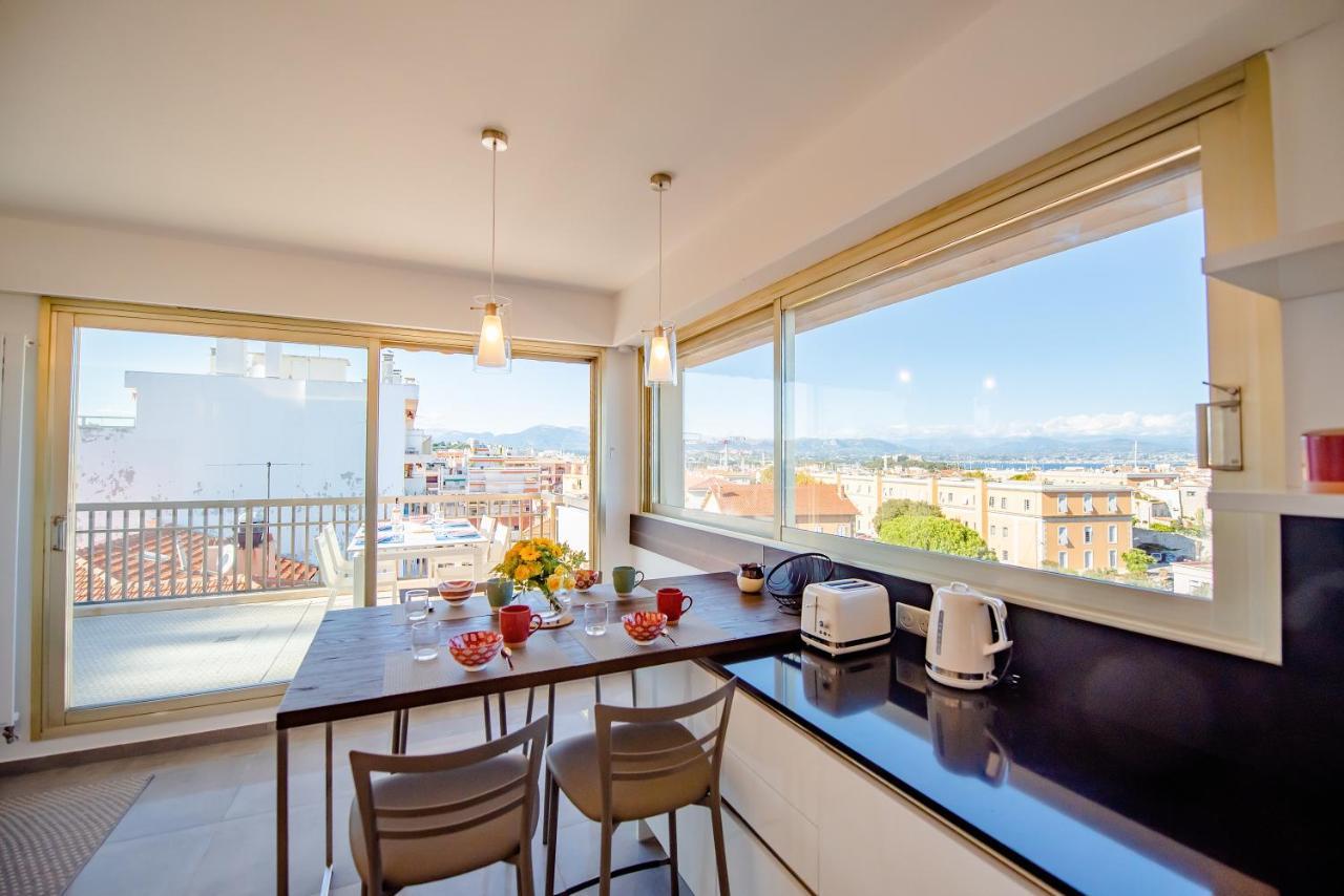 Apartamento High Standing With Incredible Old Antibes And Sea Views Exterior foto