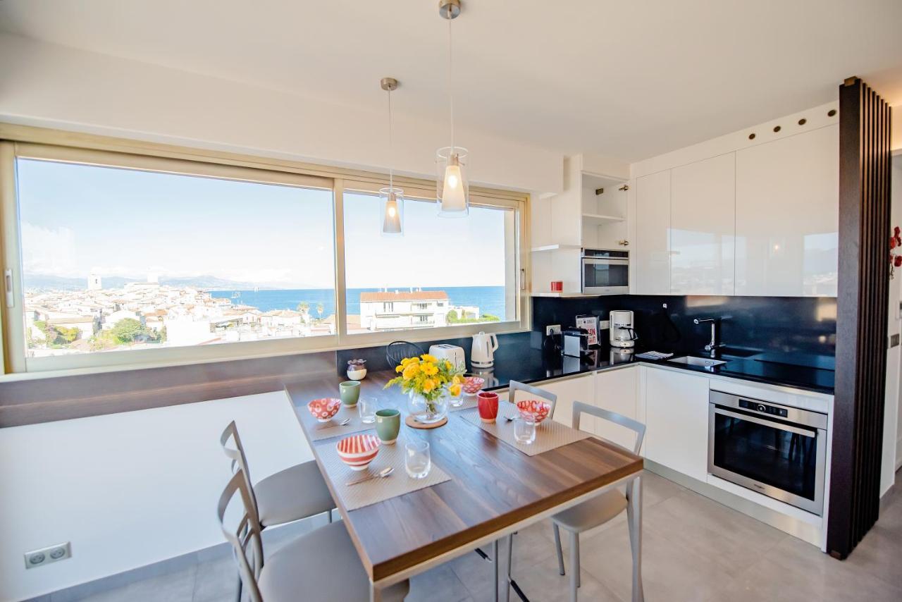 Apartamento High Standing With Incredible Old Antibes And Sea Views Exterior foto