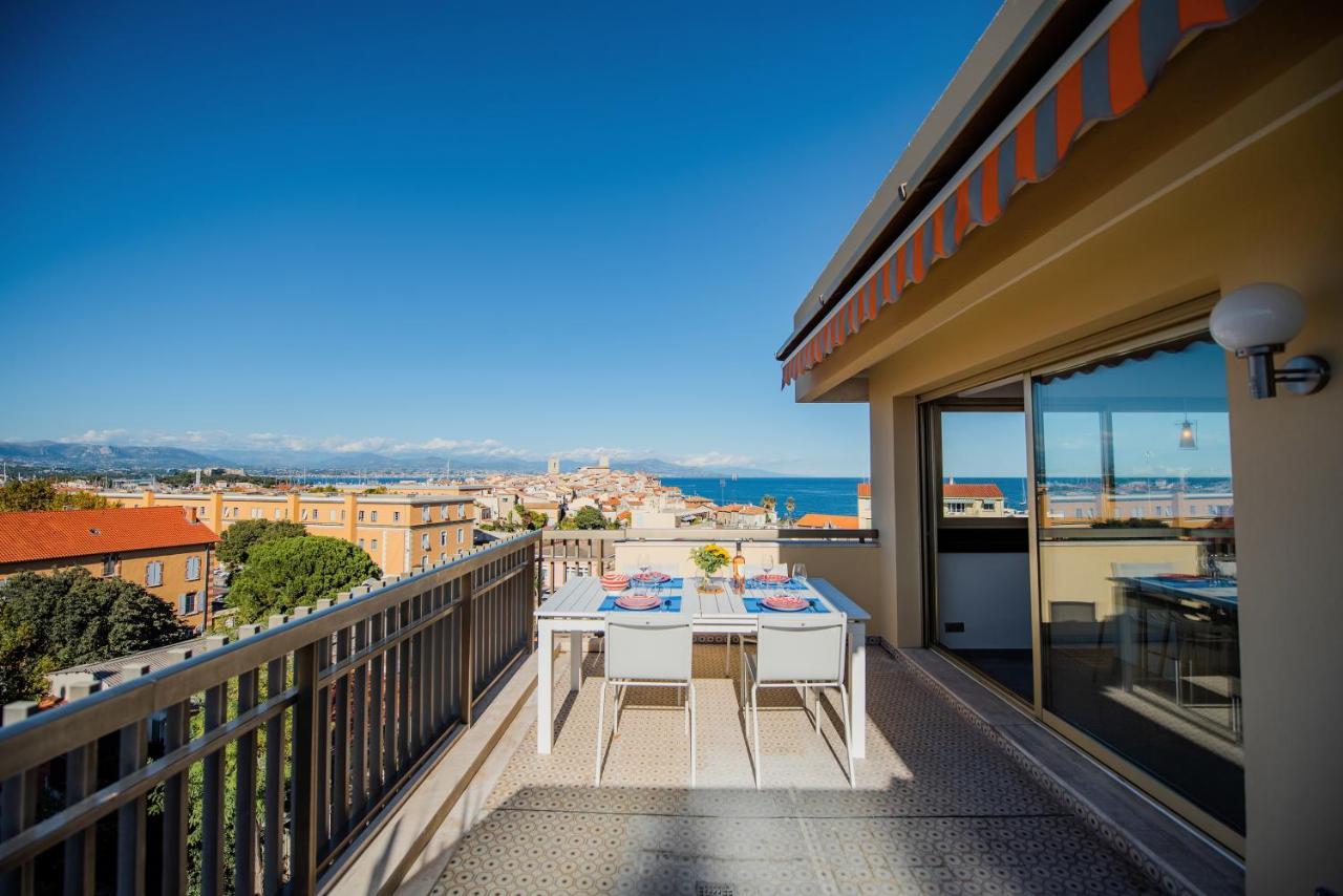 Apartamento High Standing With Incredible Old Antibes And Sea Views Exterior foto