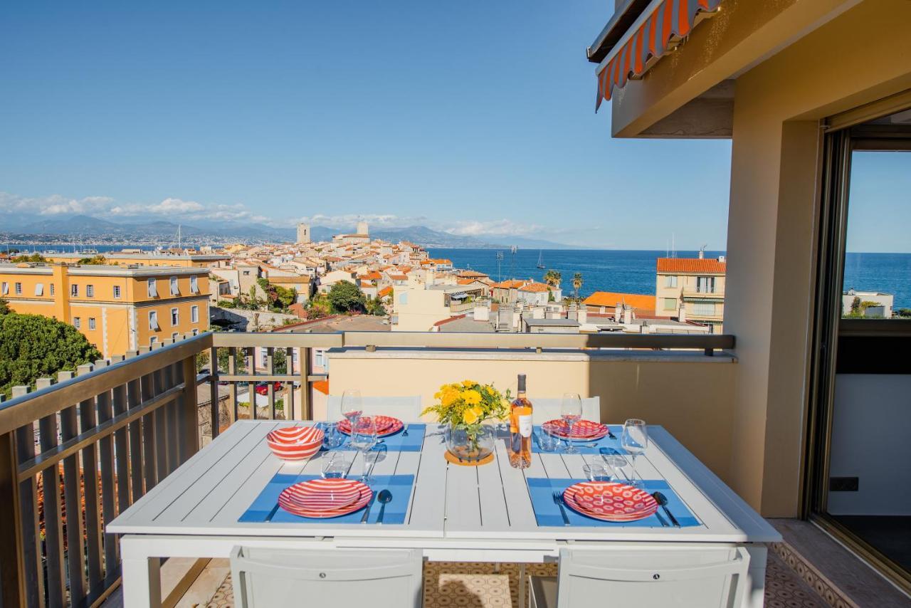 Apartamento High Standing With Incredible Old Antibes And Sea Views Exterior foto