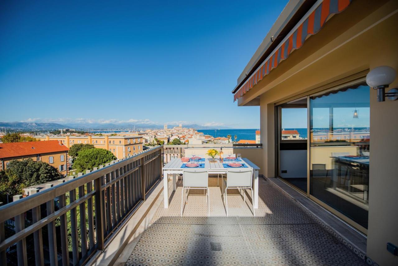 Apartamento High Standing With Incredible Old Antibes And Sea Views Exterior foto