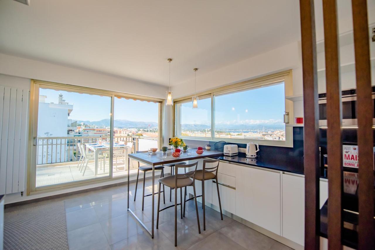 Apartamento High Standing With Incredible Old Antibes And Sea Views Exterior foto