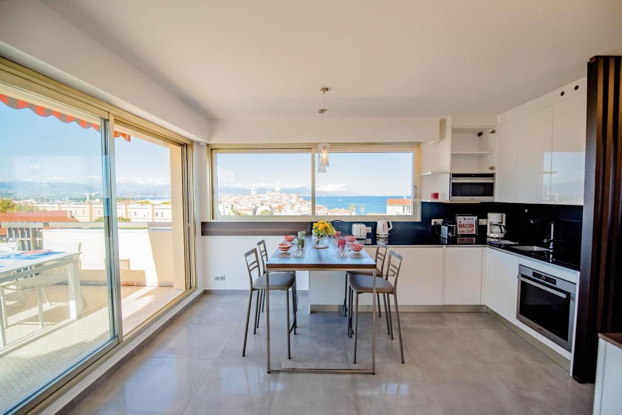 Apartamento High Standing With Incredible Old Antibes And Sea Views Exterior foto