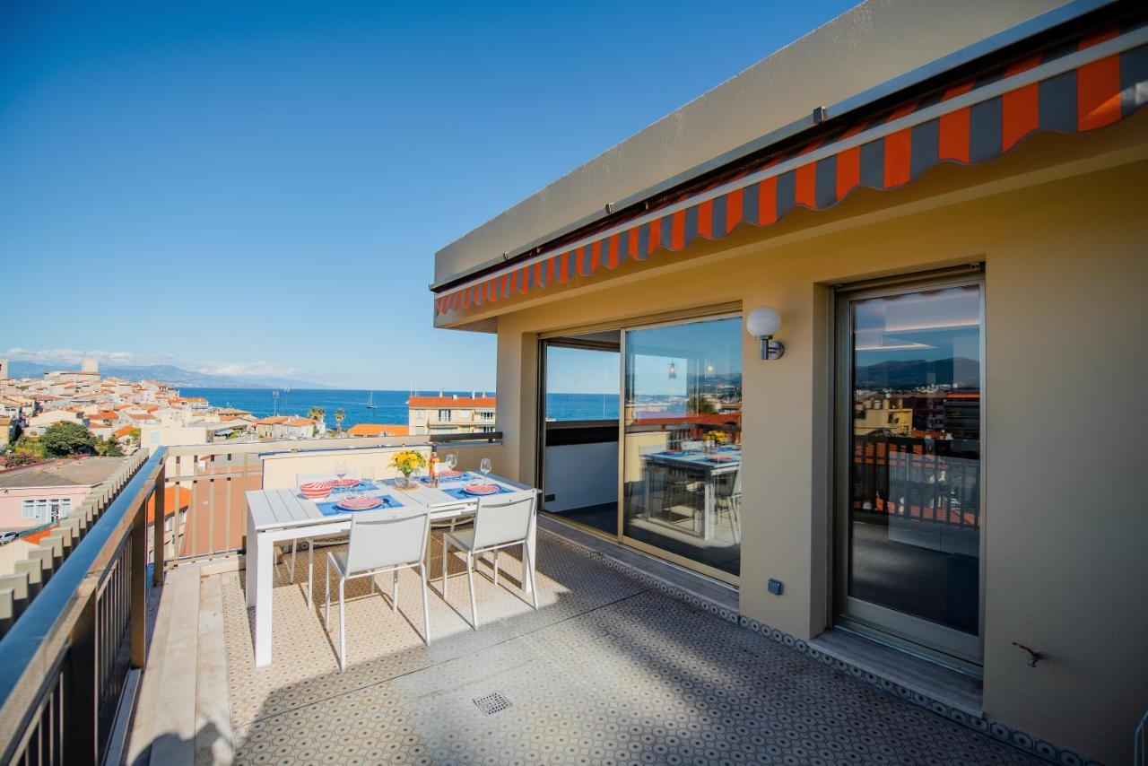 Apartamento High Standing With Incredible Old Antibes And Sea Views Exterior foto